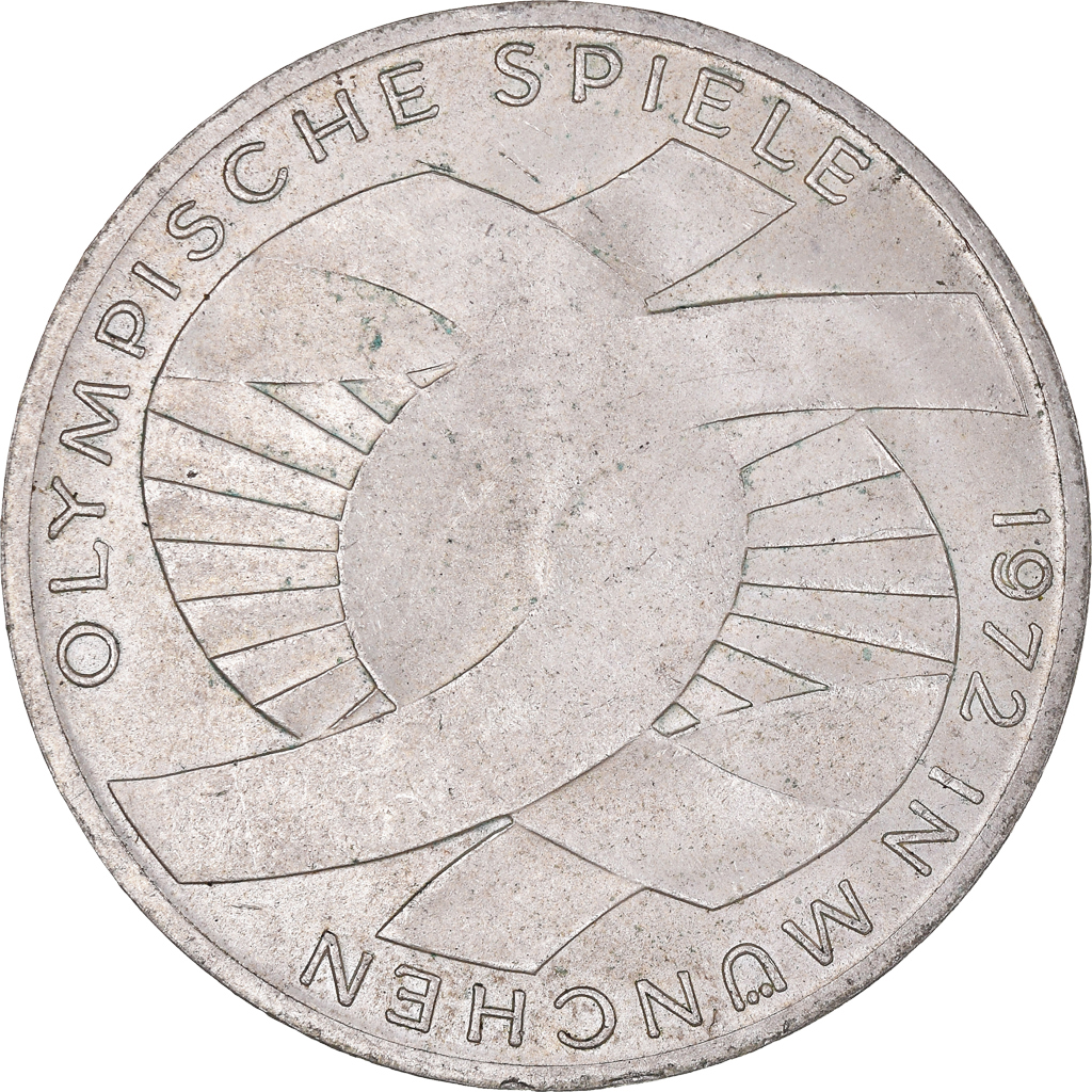Coin, GERMANY - FEDERAL REPUBLIC, Munich olympics, 10 Mark, 1972, Munich