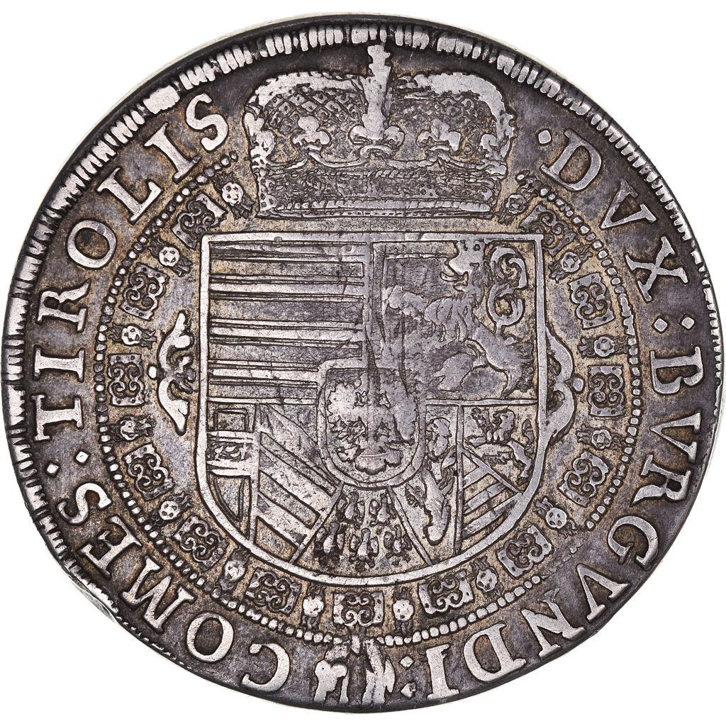 Coin, Austria, Leopold V, posthumous, Thaler, 1632, Hall, , Silver