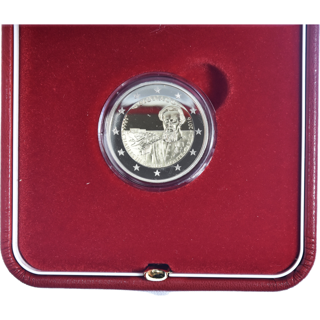 Monaco, 2 Euro, fondation de Monte-Carlo, 2016, BE, STGL, Bi-Metallic