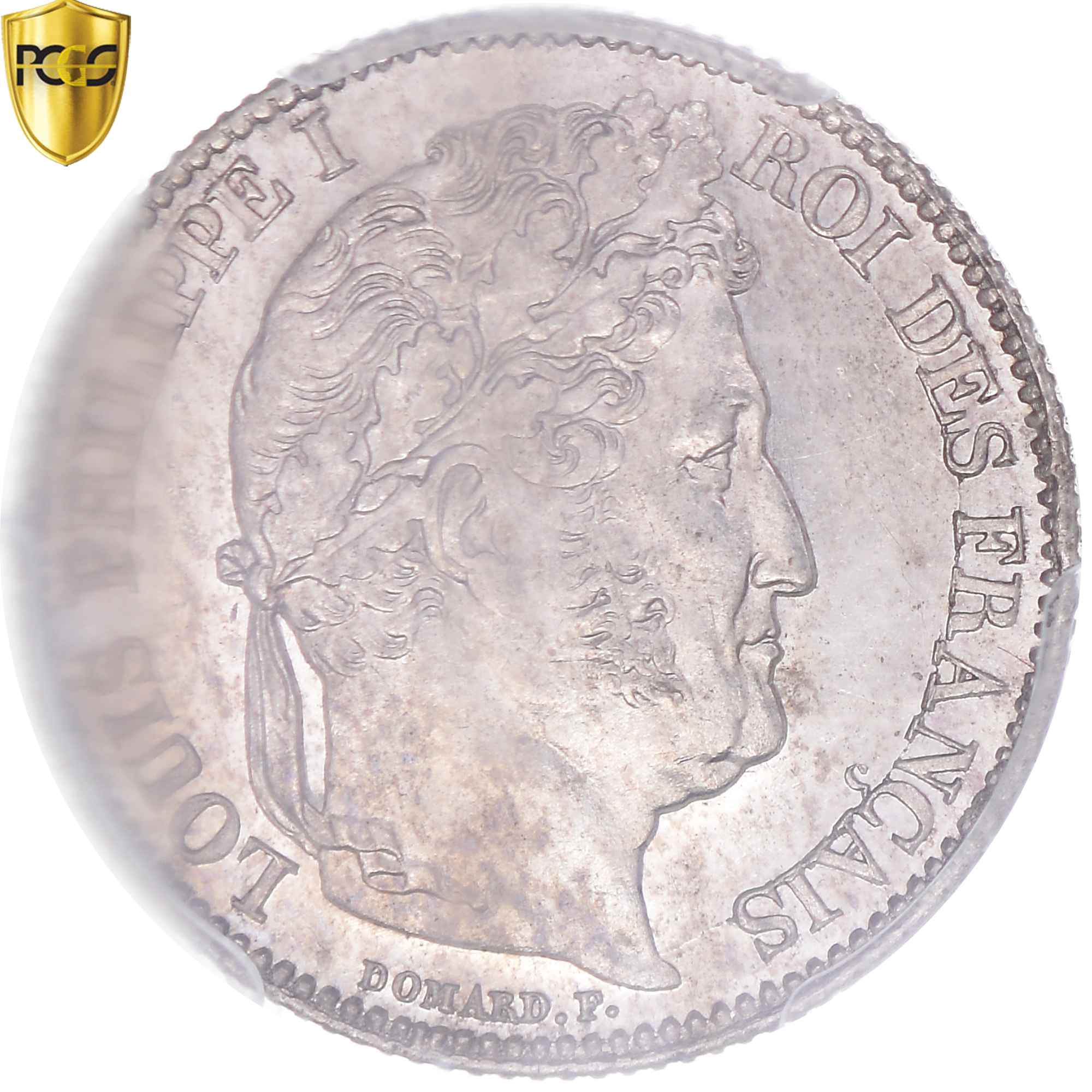 Coin, France, Louis-Philippe, Franc, 1839, Paris, PCGS, , AU(55-58), Silver