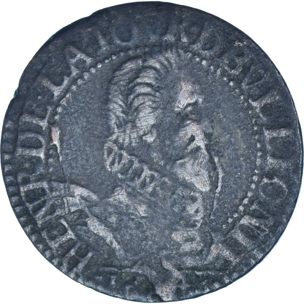 Coin, Principality of Sedan, Henri de la Tour d'Auvergne, Liard, 1614, Raucourt