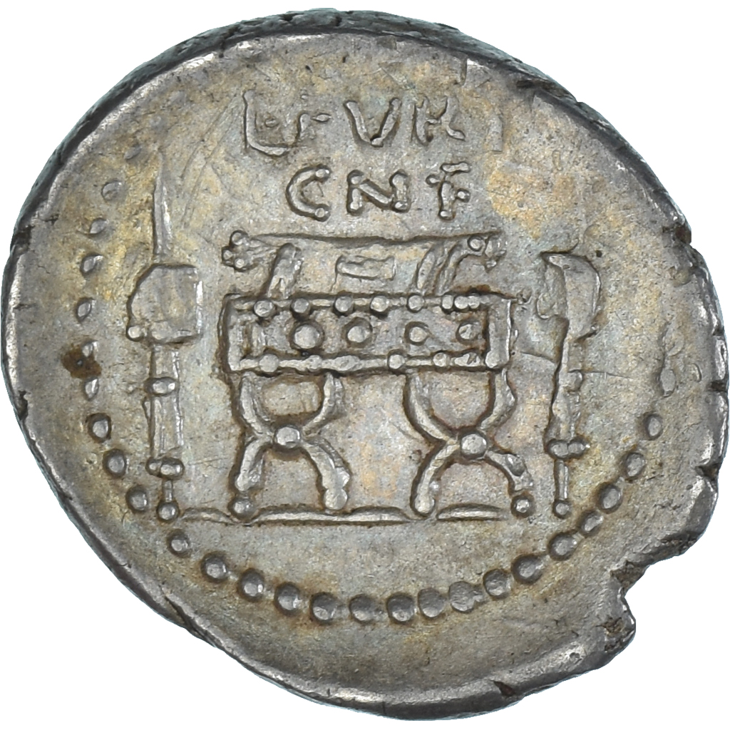 Coin, L. Furius Brocchus, Denarius, 63 BC, Rome, , Silver