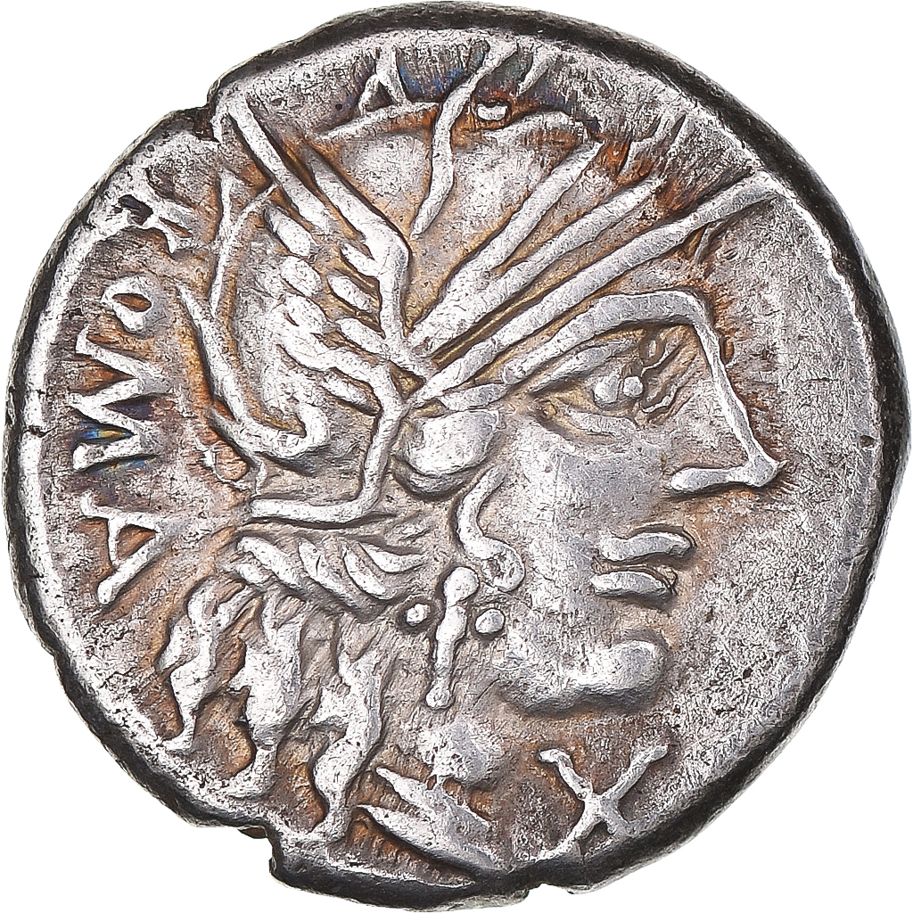 Coin, M. Fannius C.f., Denarius, 123 BC, Rome, , Silver, Crawford:275/1