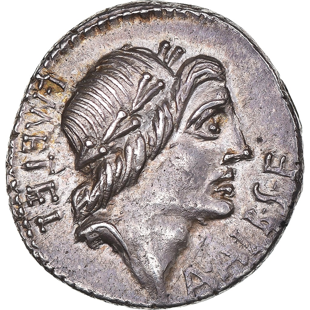 Caecilia, Publicia, Postumia, Denarius, 95-92 BC, Rome, Silver, 