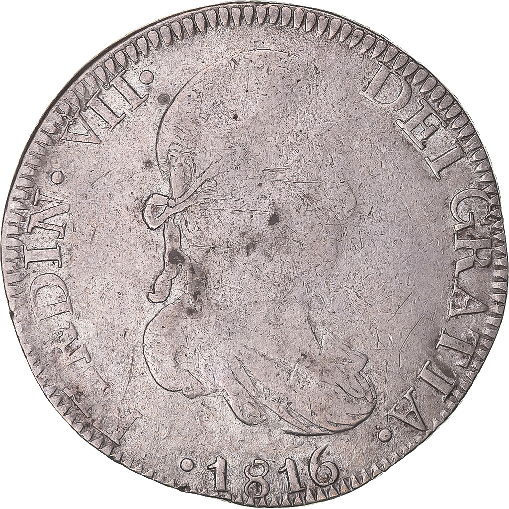 Coin, Spain, Ferdinand VII, 8 Reales, 1816, Zacatecas, , Silver.