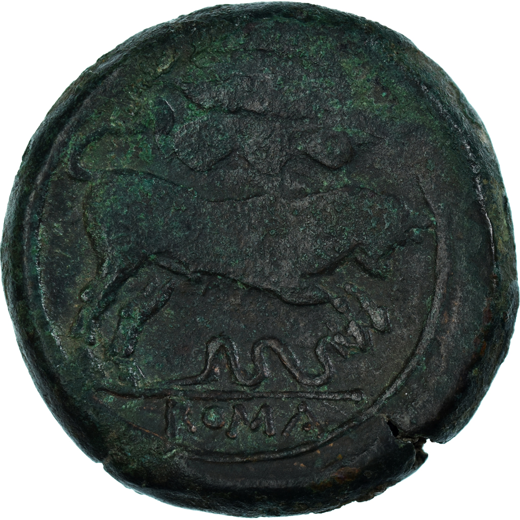 Anonymous, Quadrans, c. 211-210 BC, Sicily, Bronze, , Crawford:42/2