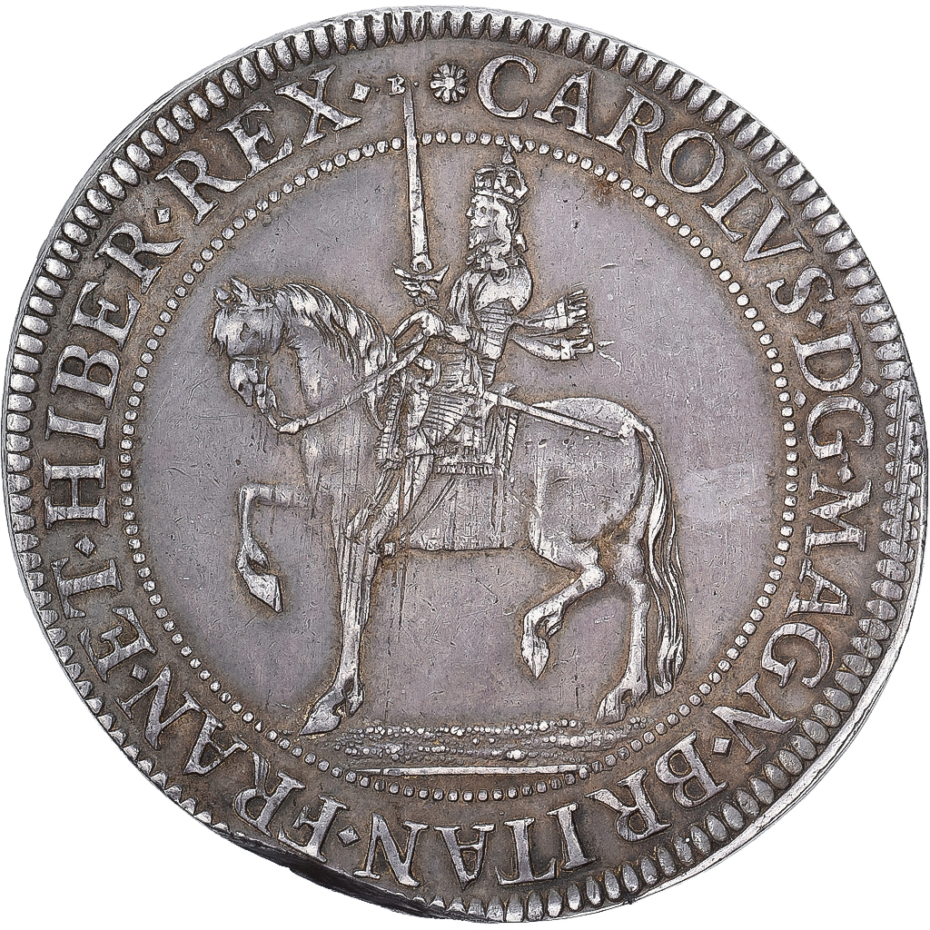 Kingdom of England, Charles I, Crown, 1631-1632, London, Silver, AU(50-53)