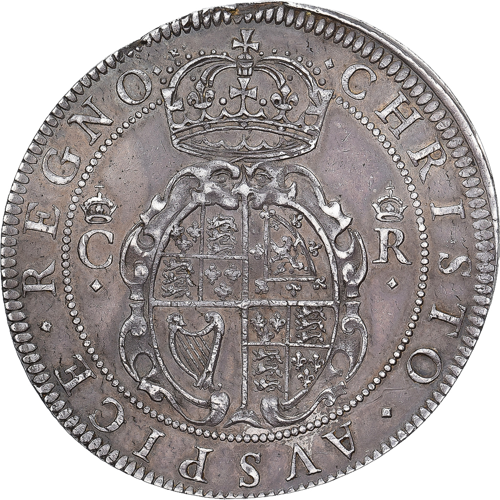 Kingdom of England, Charles I, Crown, 1631-1632, London, Silver, AU(50-53)