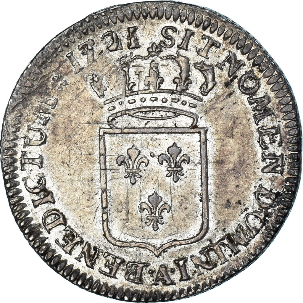 Coin, France, Louis XV, 1/3 écu de France, 1721, Paris, , Silver