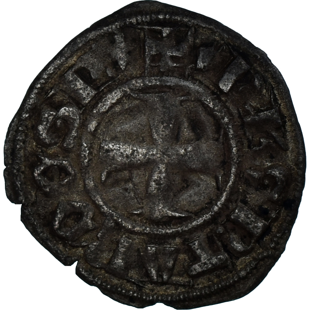Coin, Greece, Crusades - Epire, Philip I of Taranto, Denier Tournois, 1294-1313