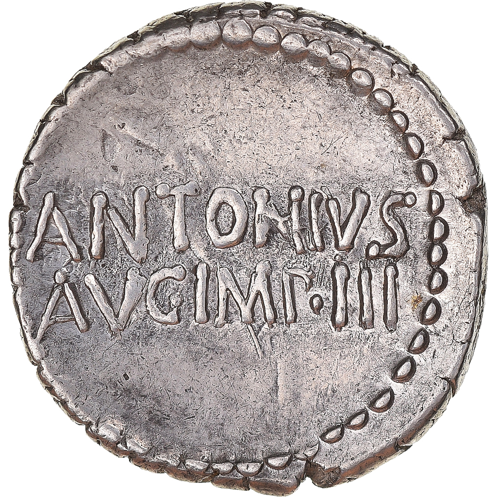 Coin, Marcus Antonius, Denarius, 32 BC, Athens, , Silver