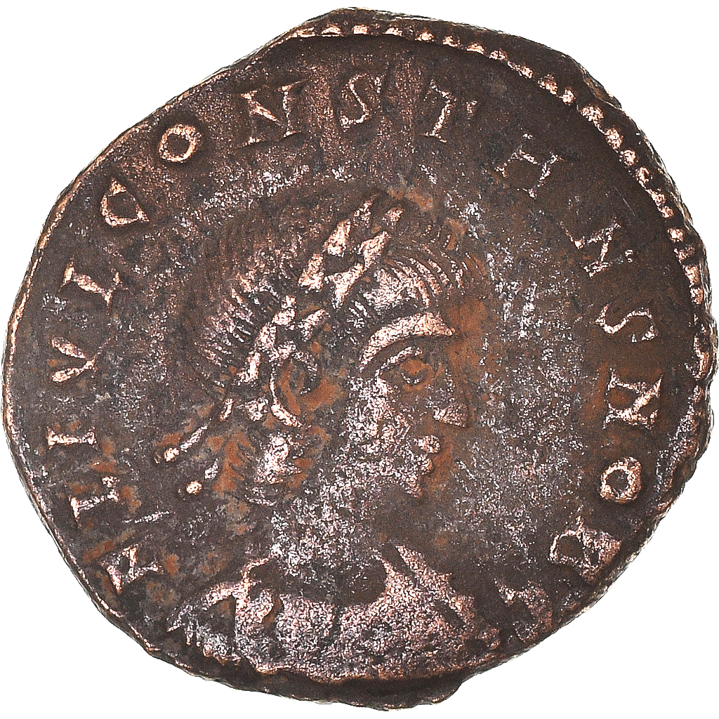 Constance II, Follis, 337-361, Cyzicus, Bronze, 