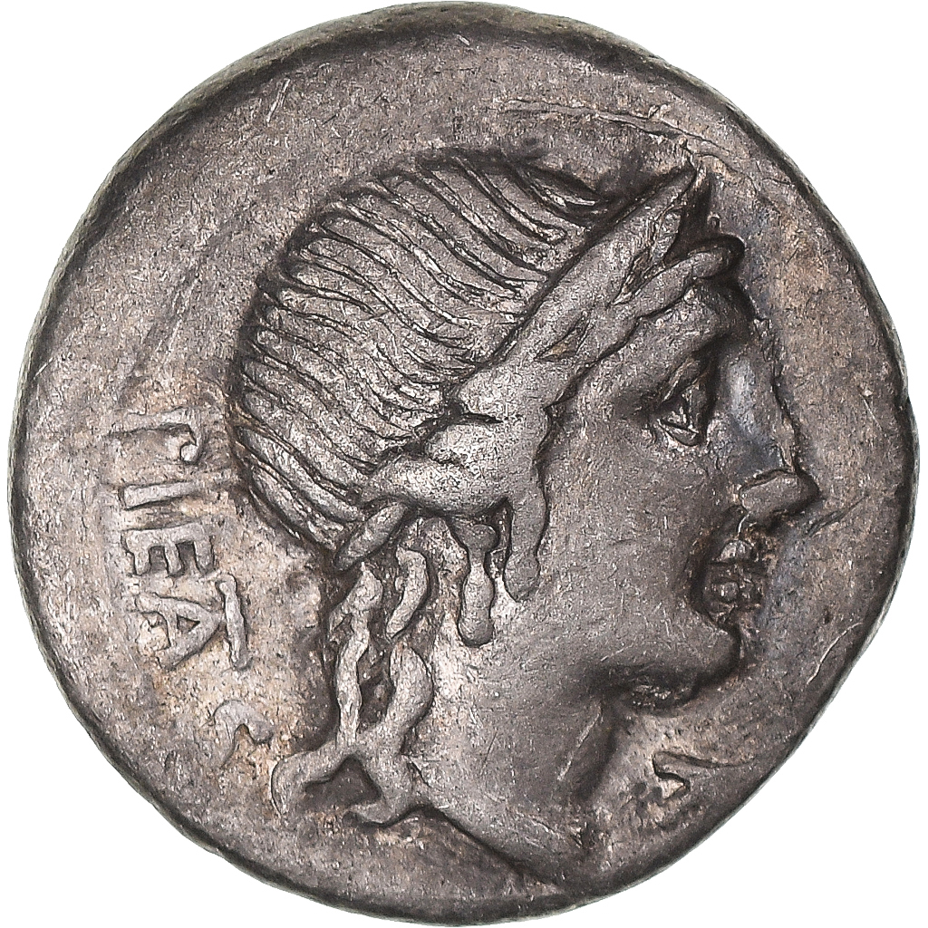 Coin, Herennia, Denarius, 108-107 BC, Rome, Incuse strike, , Silver