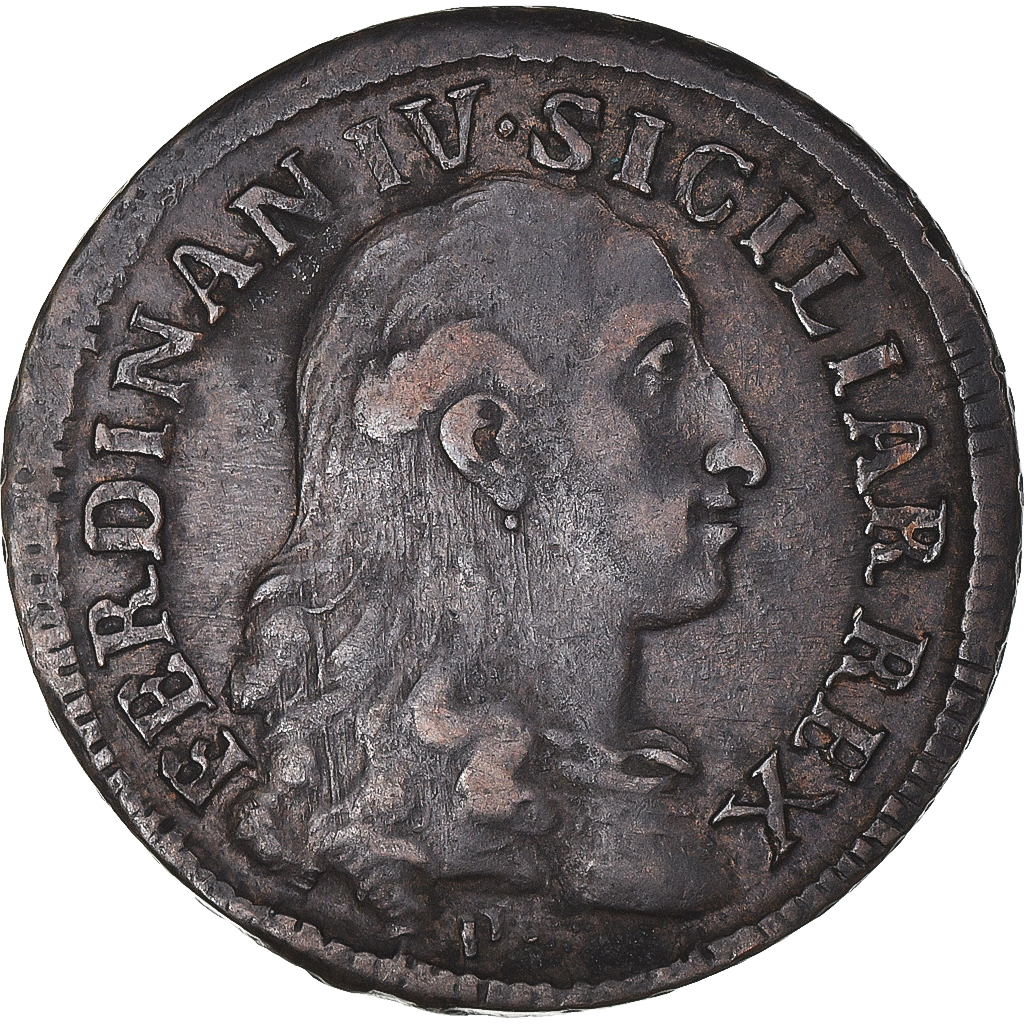 Coin, ITALIAN STATES, NAPLES, Ferdinando IV, Grano, 1791, Naples, 