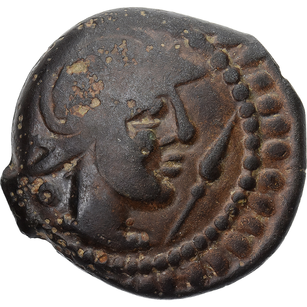 Coin, Aedui, Bronze au taureau, 80-50 BC, Autun, VF, Bronze