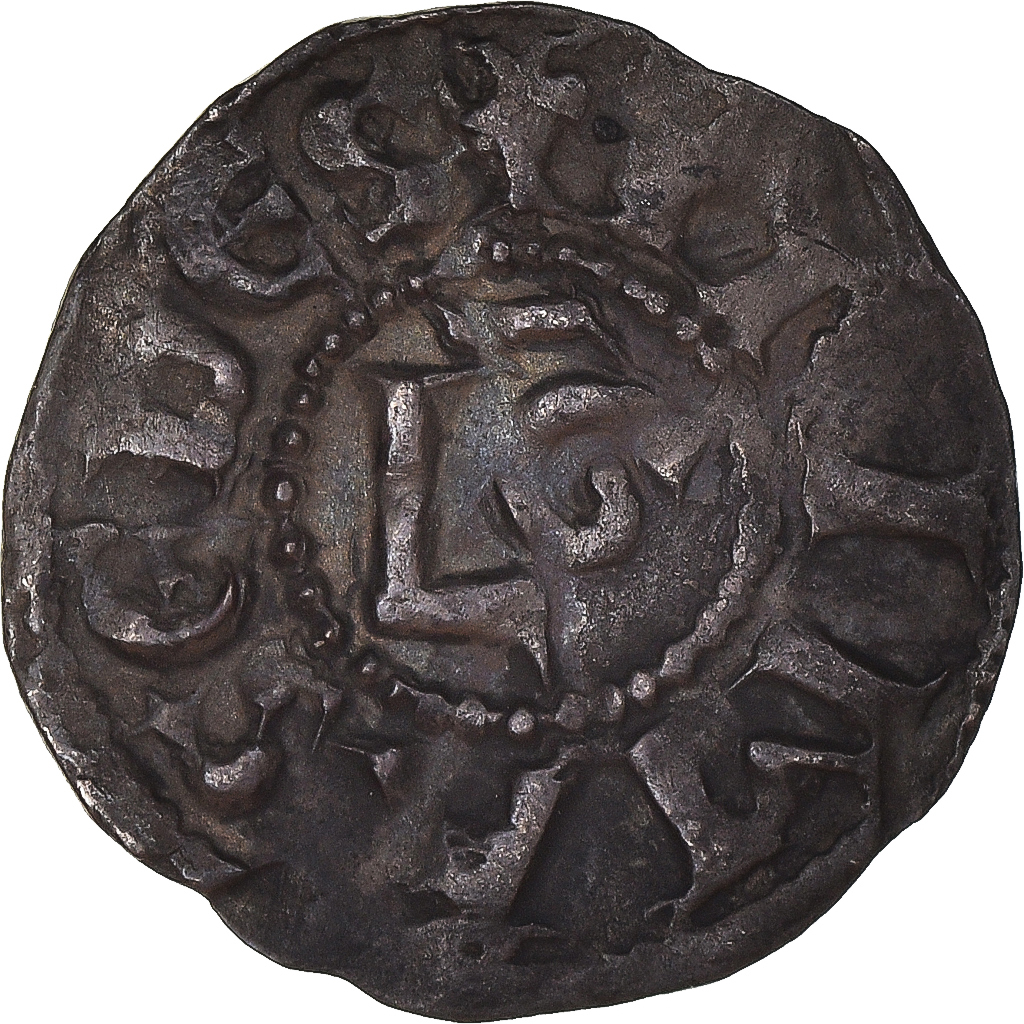Coin, France, Archevêché de Lyon, Denier fort, 1230-1250, Lyon, EF