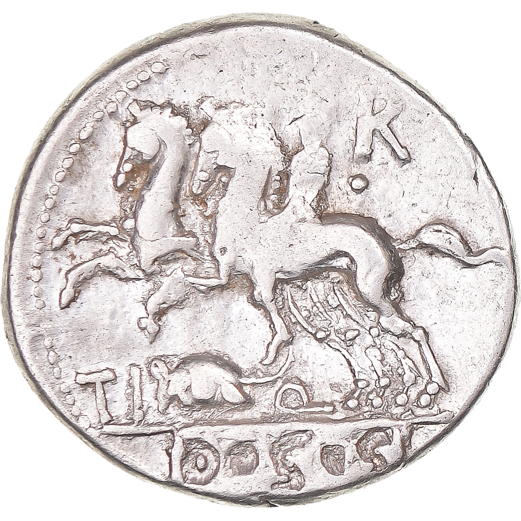 Coin, Quinctia, Denarius, 112-111 BC, Rome, , Silver, Crawford:297/1a