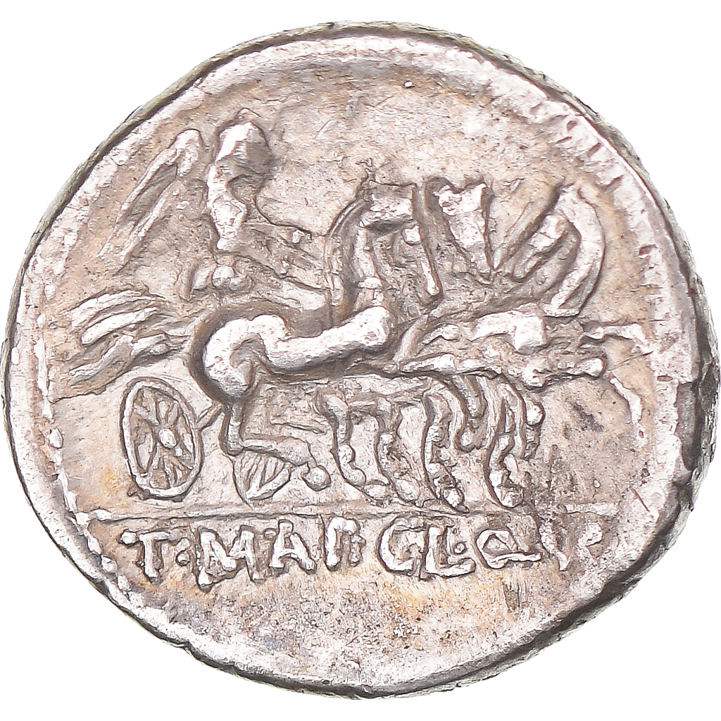 Coin, Manlia, Denarius, 111-110 BC, Rome, , Silver, Crawford:299/1b