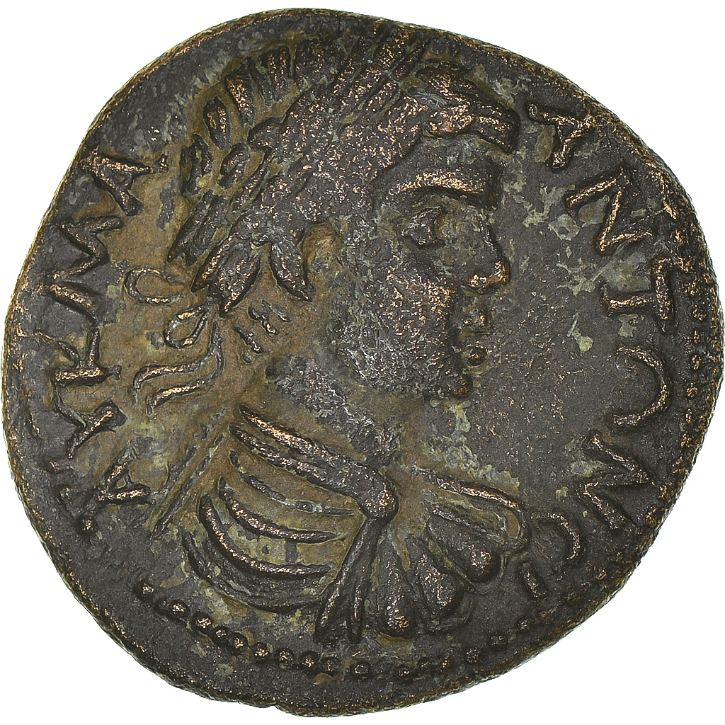 Coin, Phrygia, Caracalla, Assarion, 198-217, Peltai, , Bronze, BMC:26
