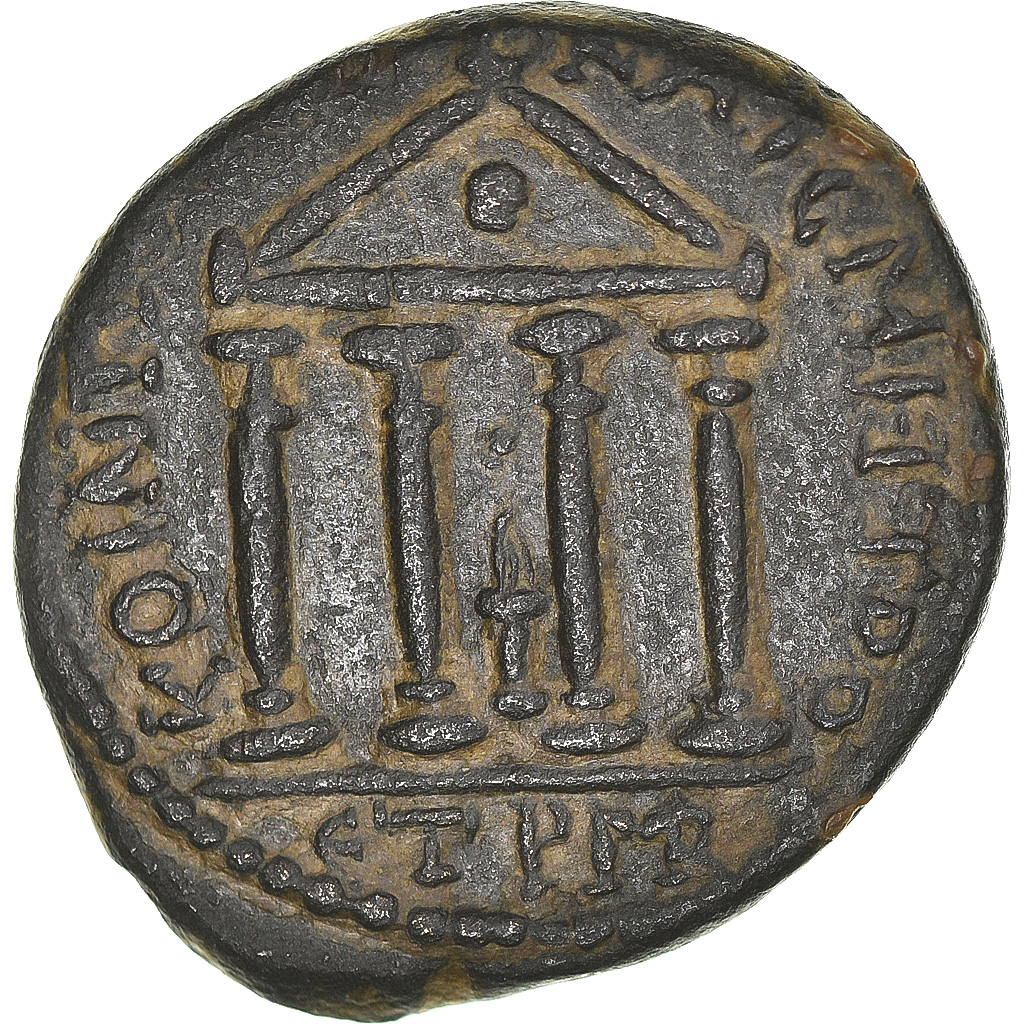 Coin, Pontos, Julia Domna, Tetrassarion, 209-210, Neocaesarea, , Bronze