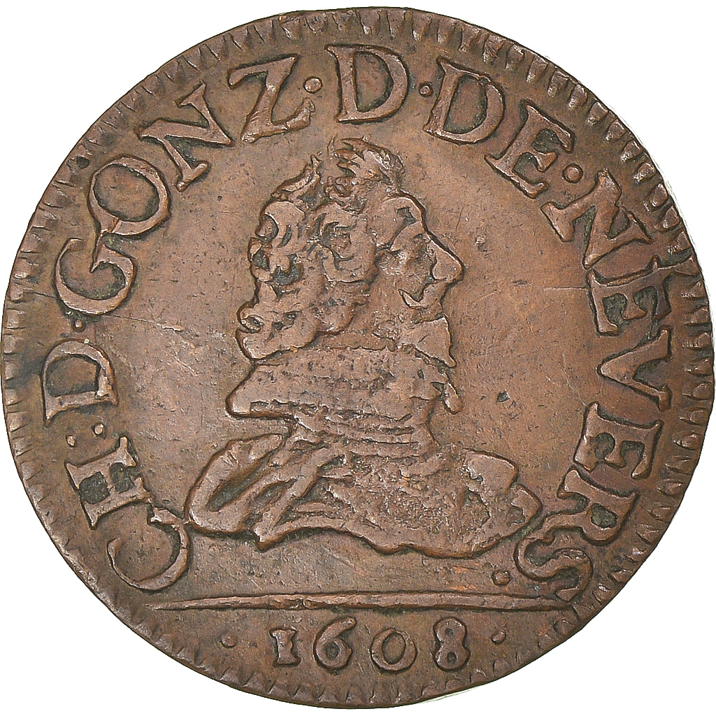 Munten, Vorstendom Arches-Charleville, Charles de Gonzague, Double Tournois