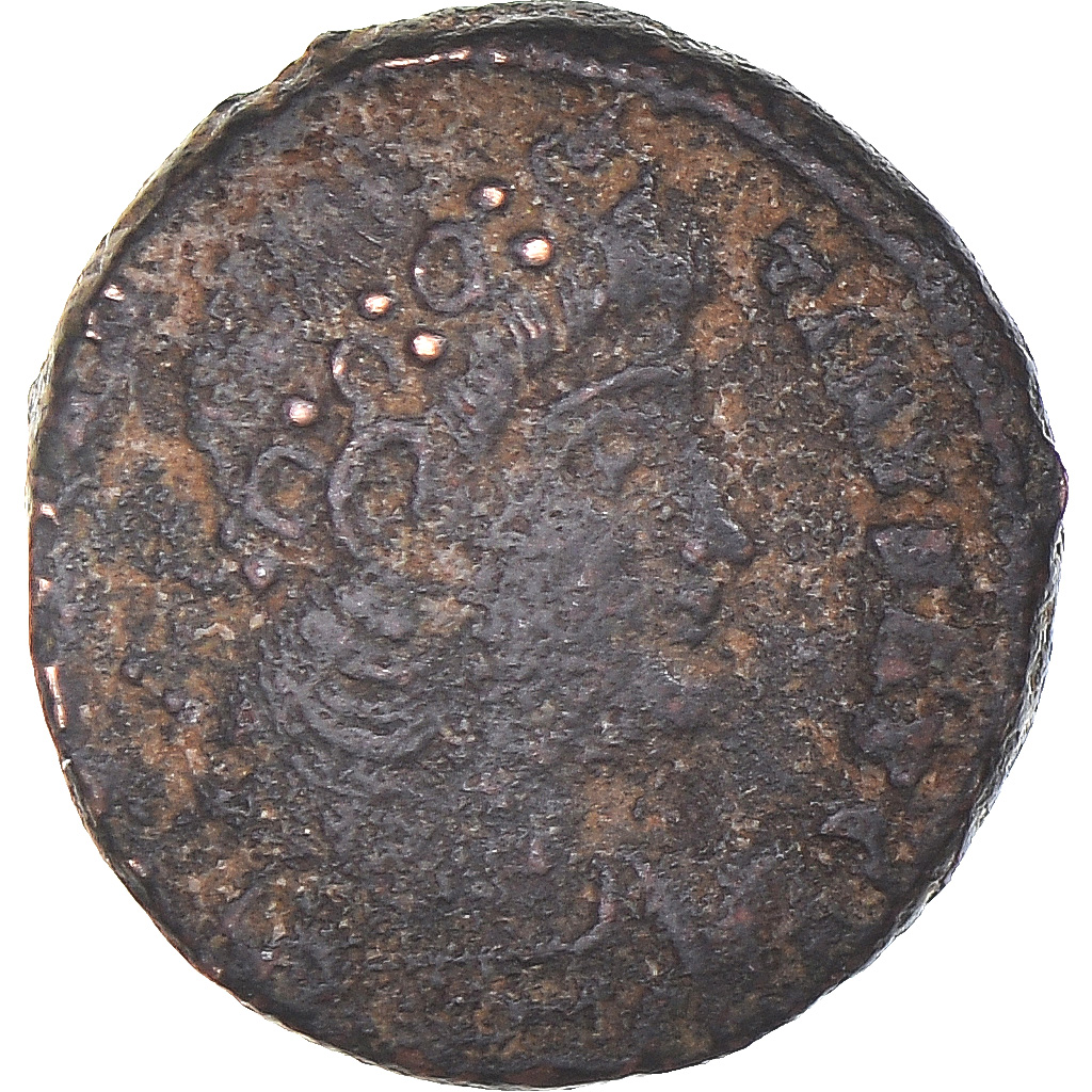 Münze, Constantine II, Follis, 317-337, Antioch, S+, Bronze