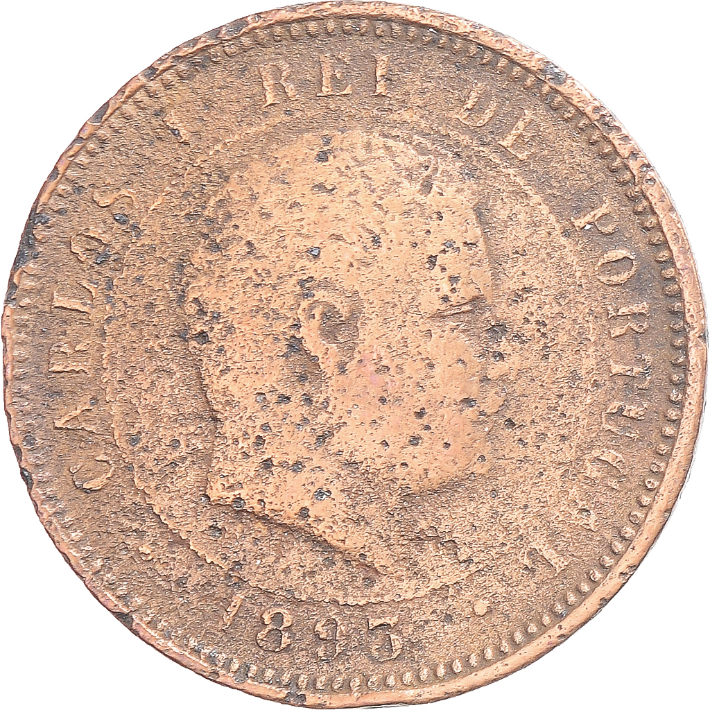 Coin, Portugal, Carlos I, 5 Reis, 1893, , Copper