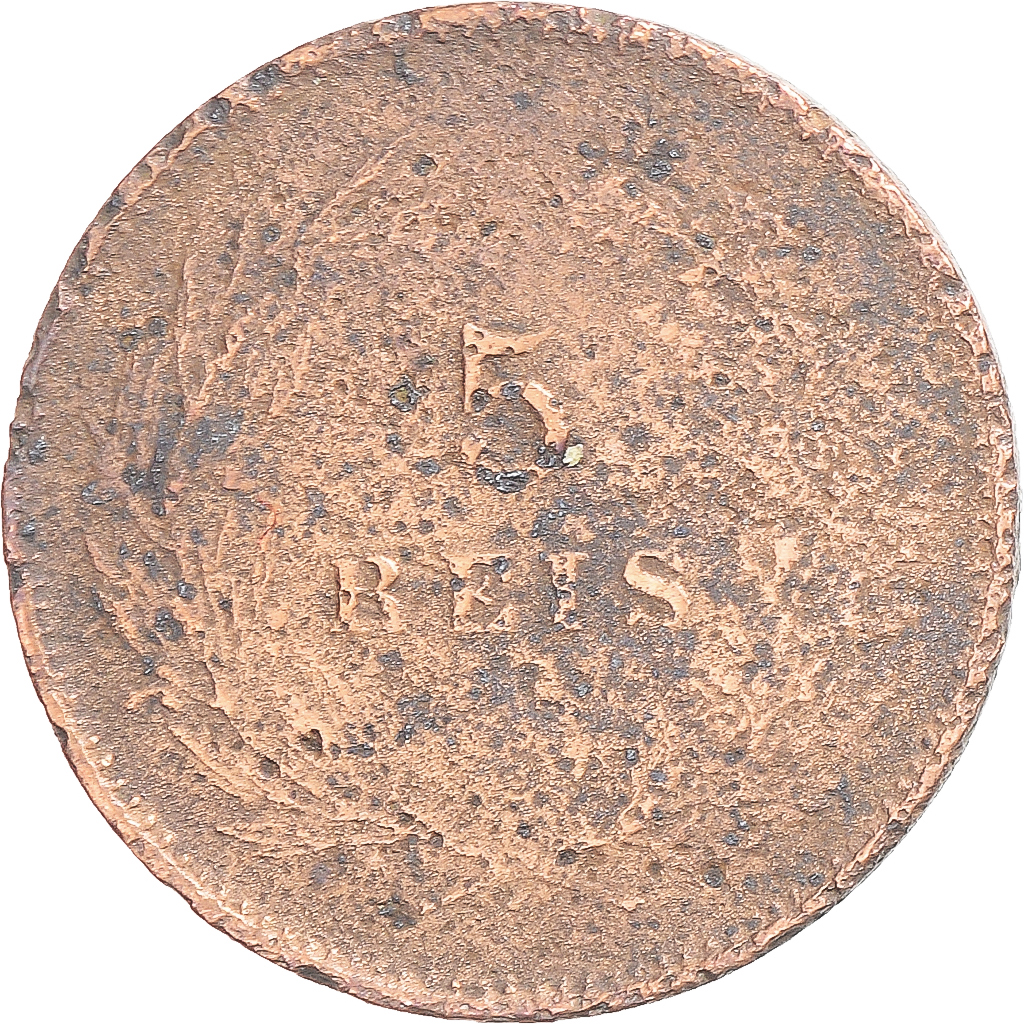 Coin, Portugal, Carlos I, 5 Reis, 1893, , Copper