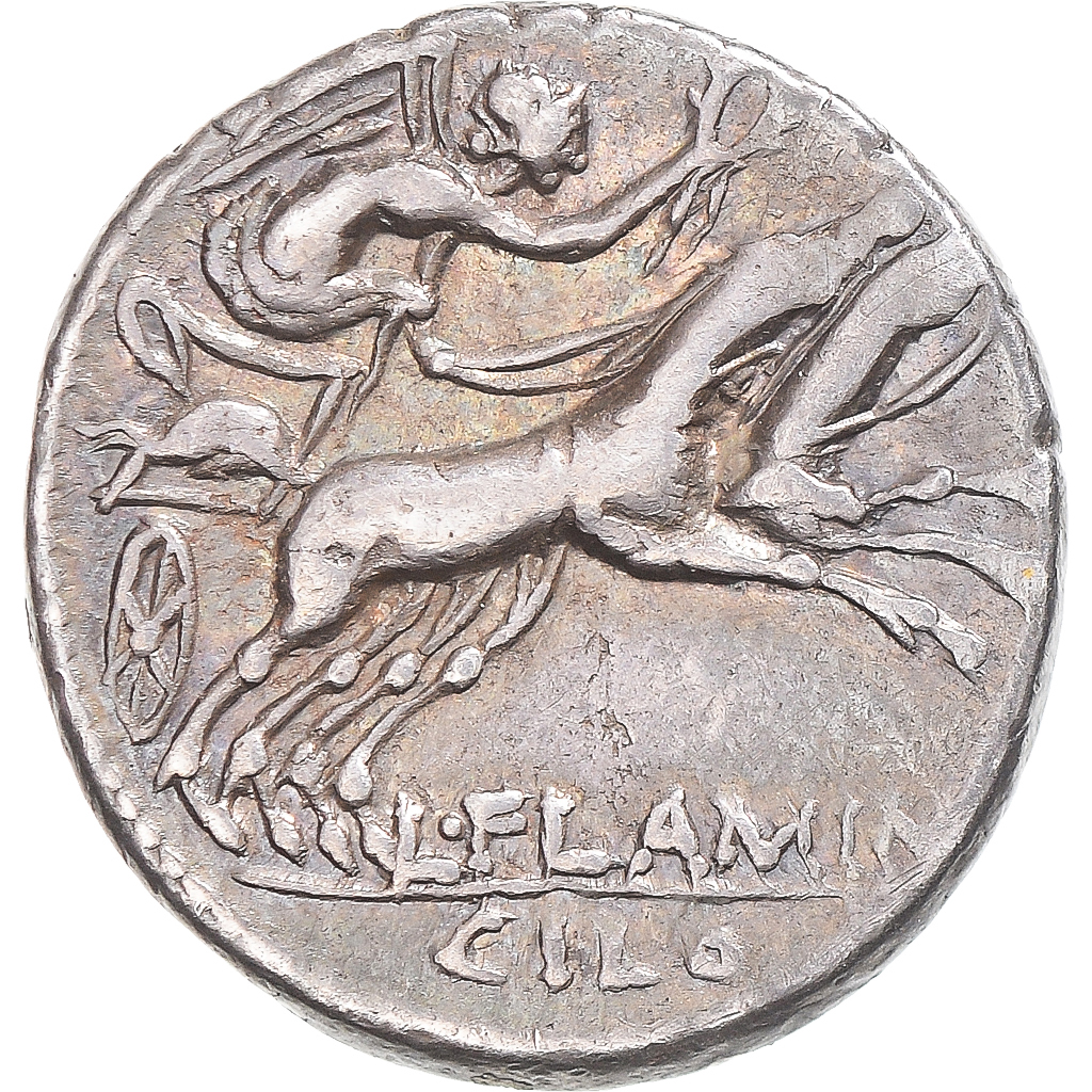 Flaminia, Denarius, 109-108 BC, Rome, Silver, , Crawford:302/1