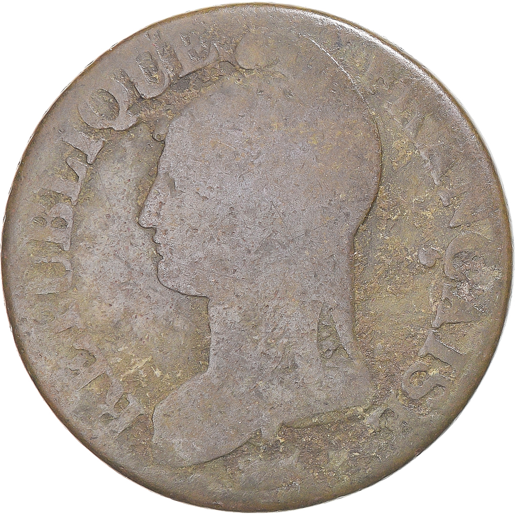 Coin, France, Dupré, 5 Centimes, An 8/6, Lille, , Copper, Gadoury:126a