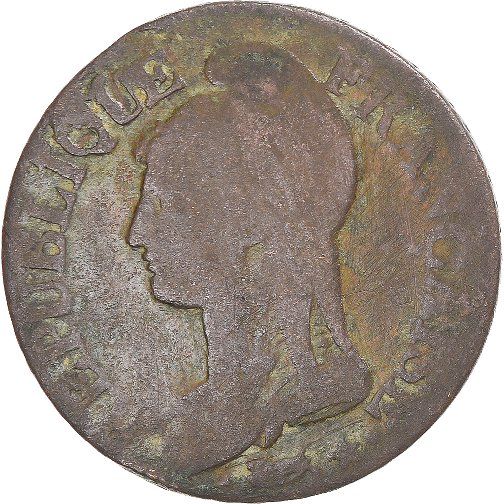 Coin, France, Dupré, 5 Centimes, An 8/6, Strasbourg, , Copper