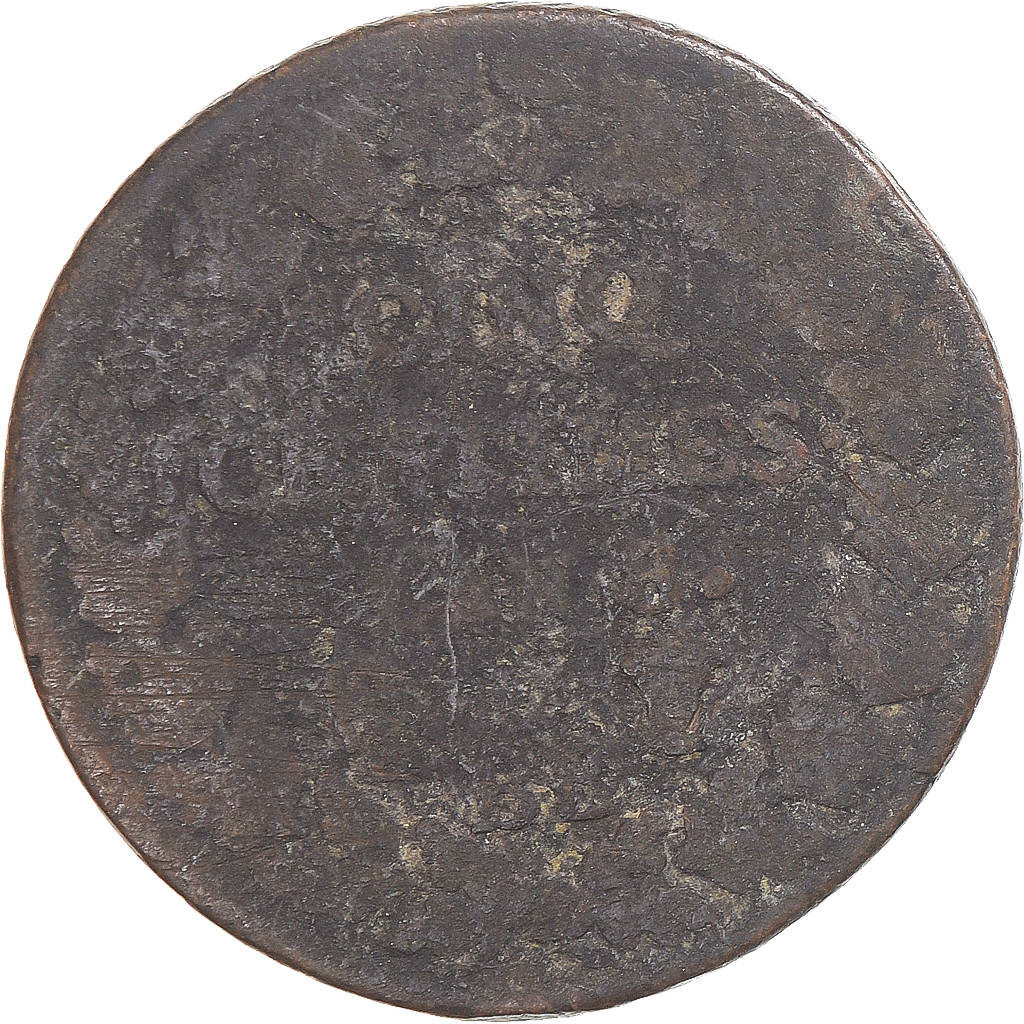Coin, France, Dupré, 5 Centimes, AN 8, Strasbourg, , Copper