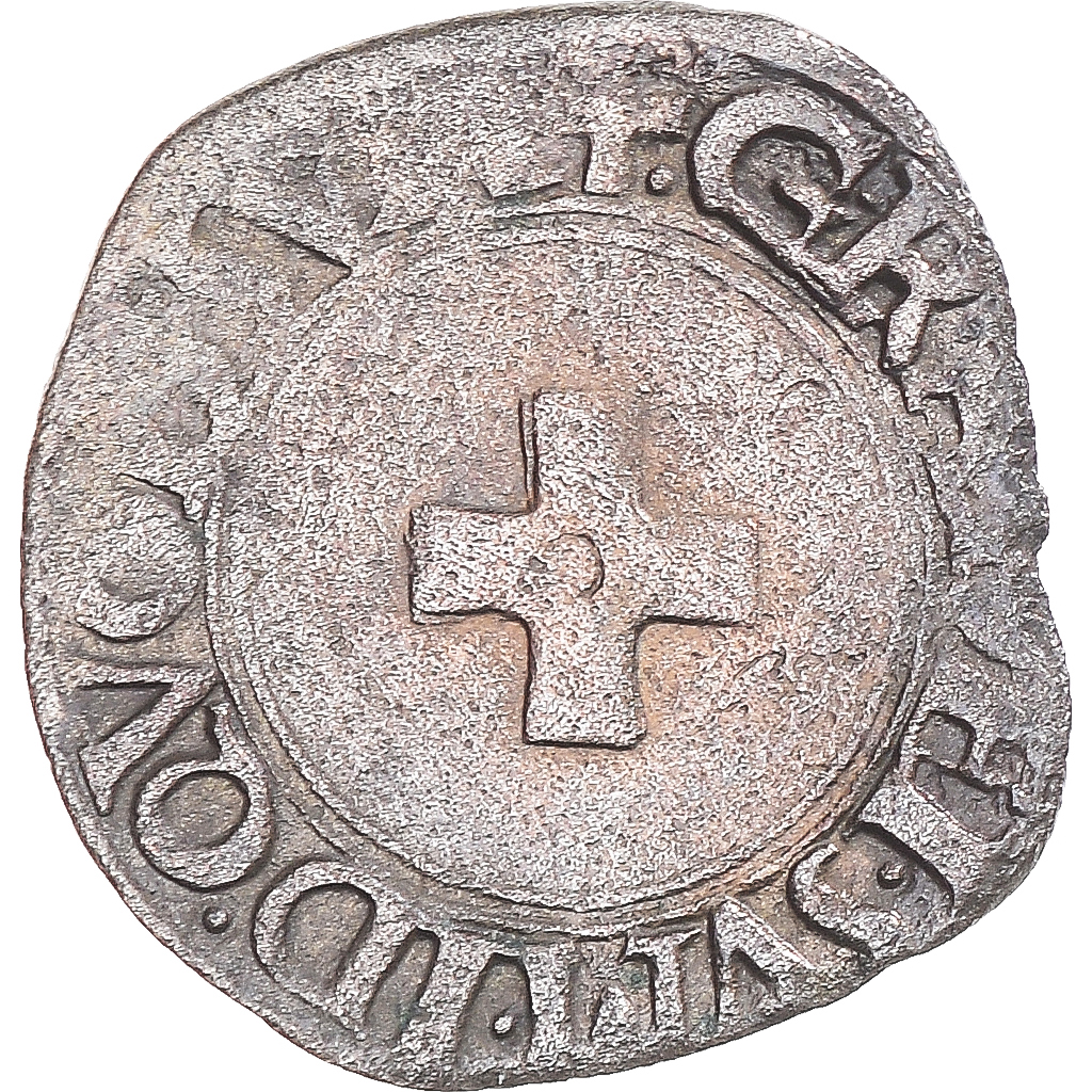 Coin, France, Henri d'Albret, Liard, après 1541, EF(40-45), Billon, Boudeau:585