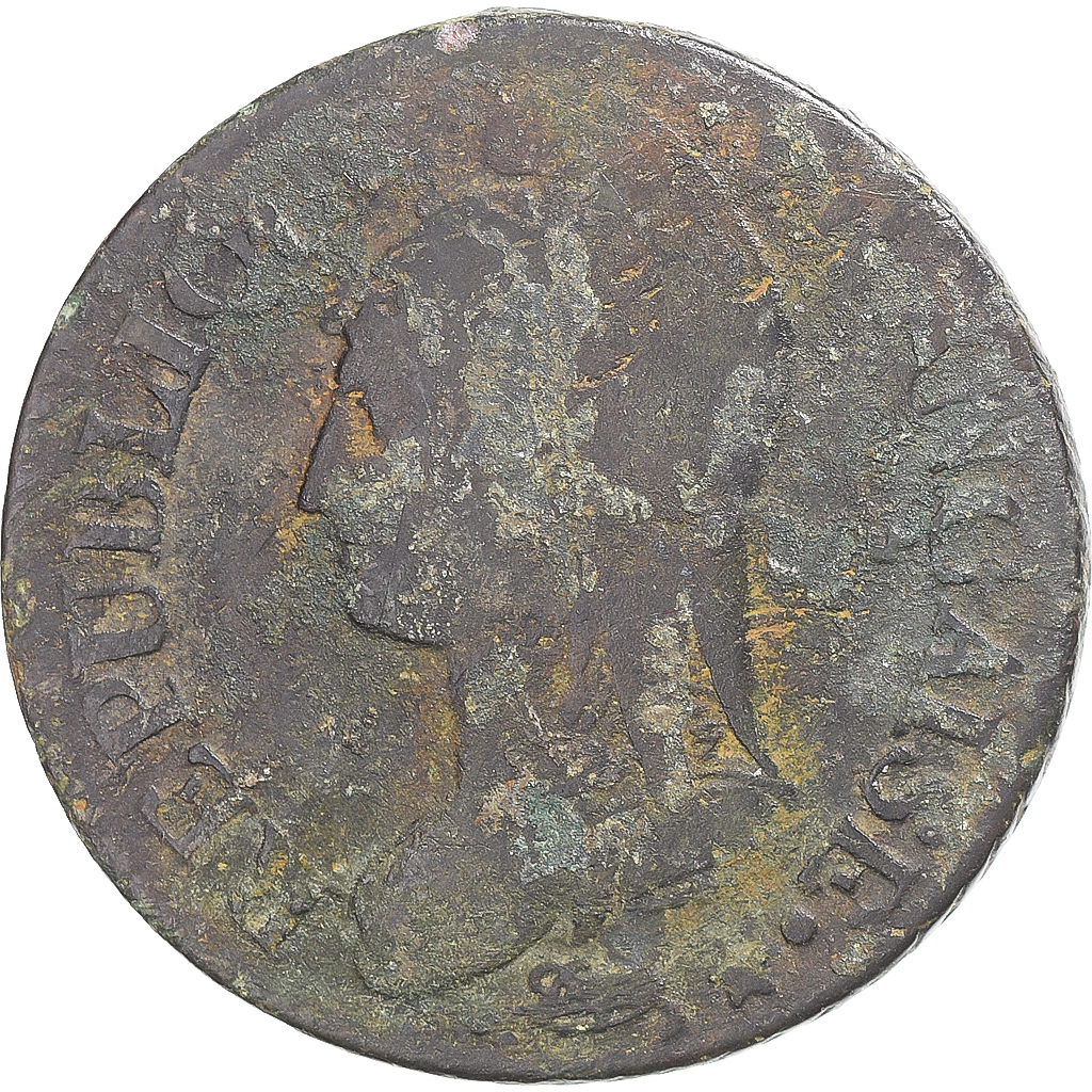Coin, France, Dupré, 5 Centimes, AN 8/5, Metz, , Copper, Gadoury:126a