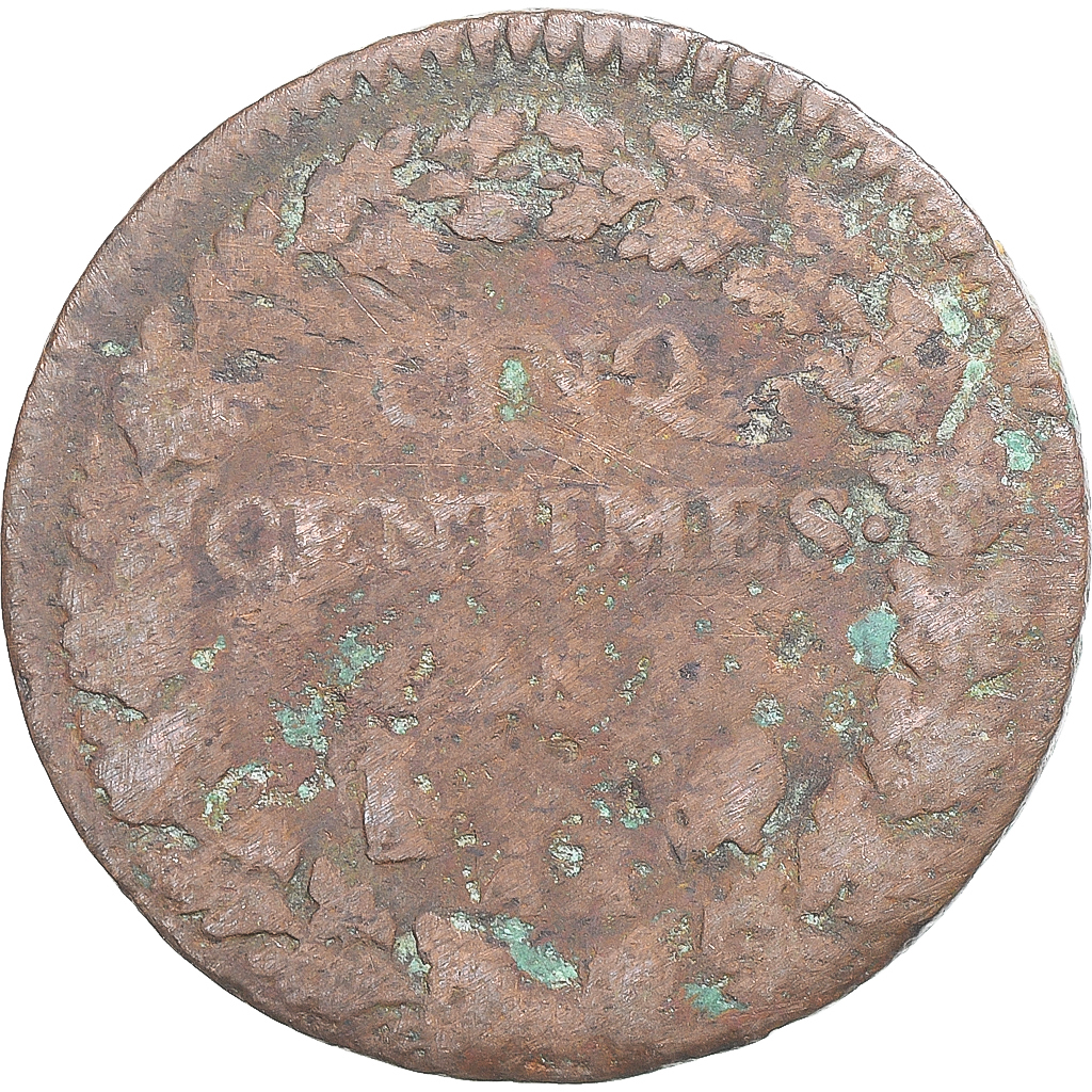 Coin, France, Dupré, 5 Centimes, Metz, , Copper, Gadoury:126/126a