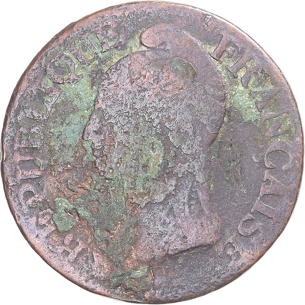 Coin, France, Dupré, 5 Centimes, Metz, , Copper, Gadoury:126/126a