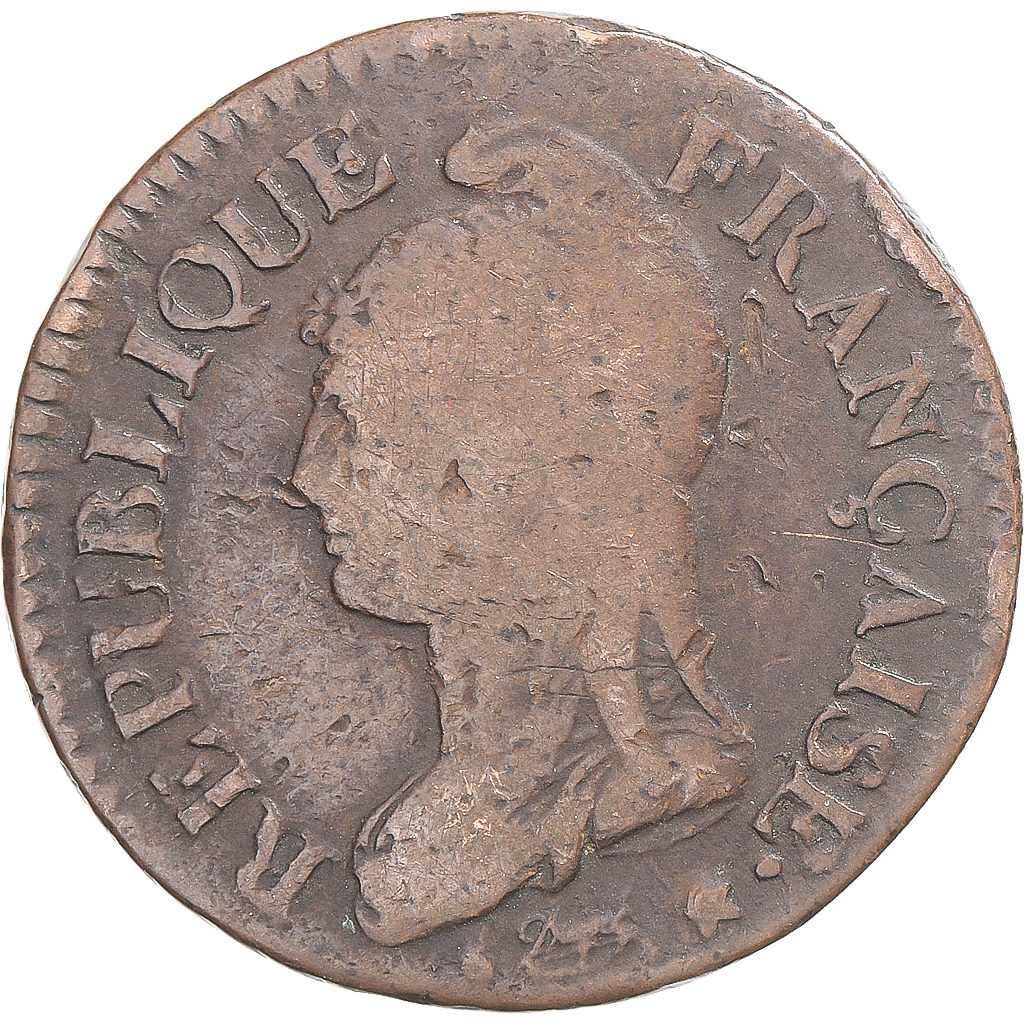 Coin, France, Dupré, 5 Centimes, Metz, , Copper, Gadoury:126/126a