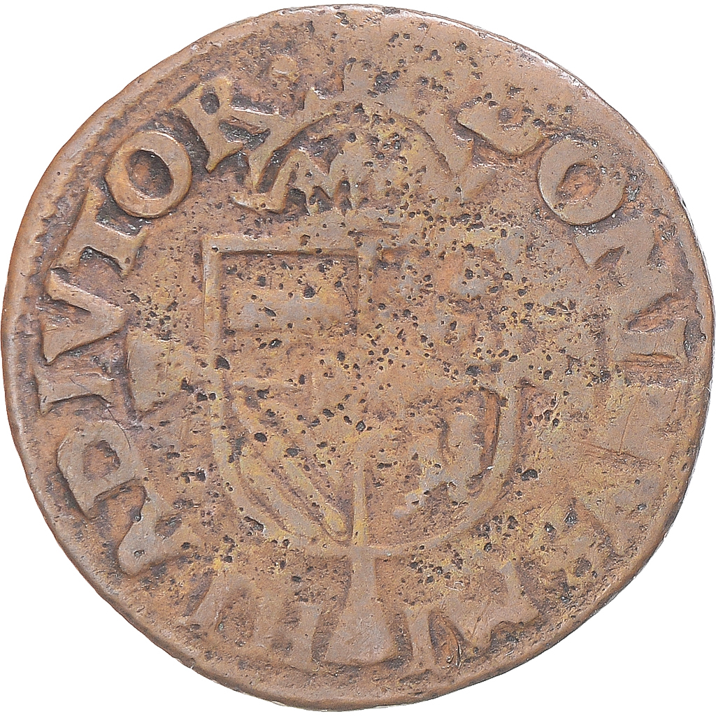 Coin, Spanish Netherlands, Philip II, Double Courte, Maastricht, 