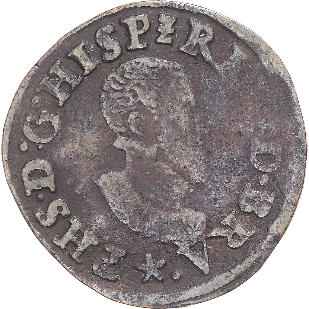 Coin, Spanish Netherlands, Philip II, Double Courte, Maastricht, 