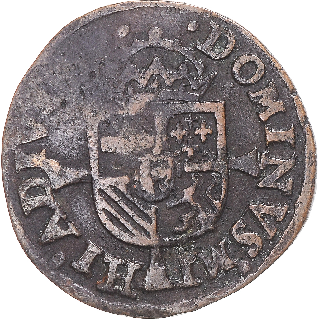 Coin, Spanish Netherlands, Philip II, Double Courte, Maastricht, 