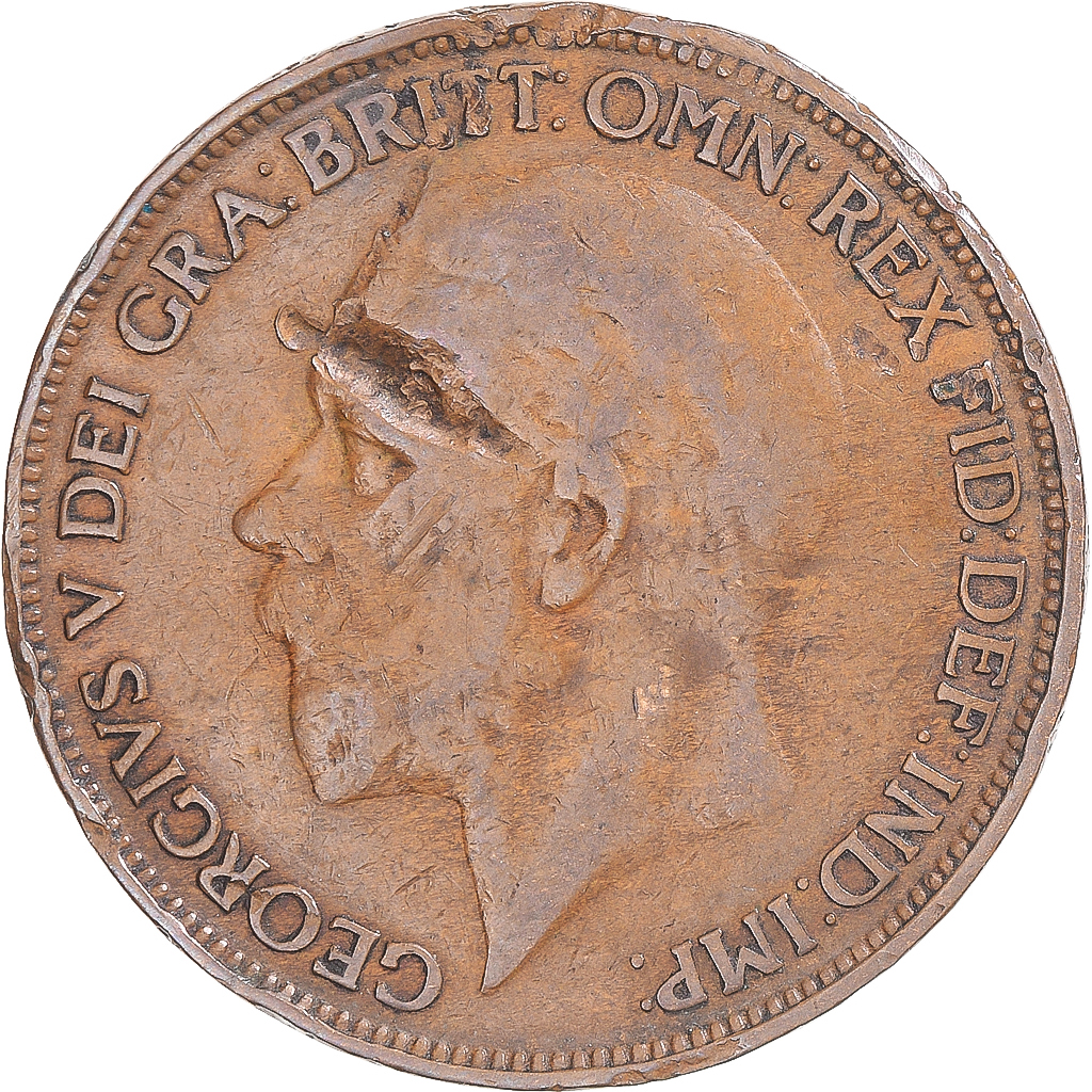 Coin, Great Britain, George V, Penny, 1927, , Copper, KM:826