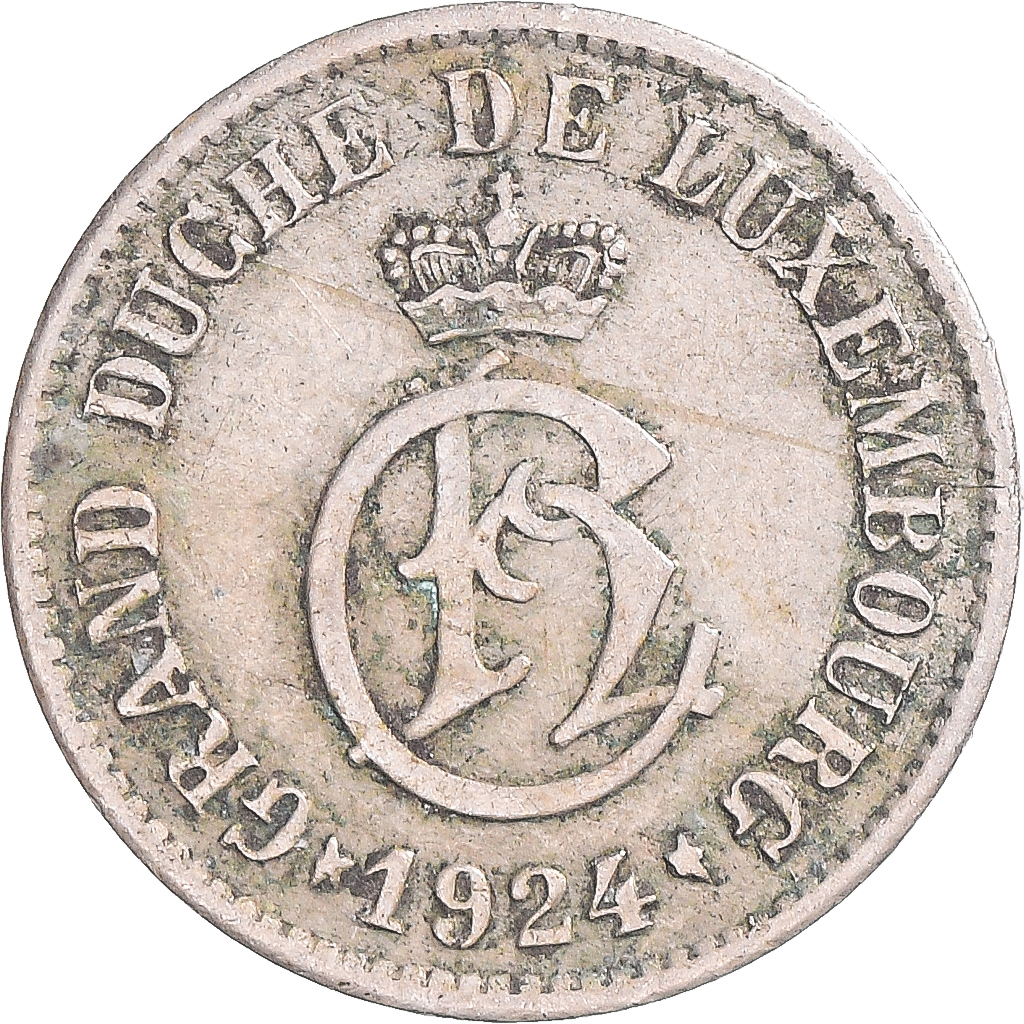 Coin, Luxembourg, Charlotte, 5 Centimes, 1924, , Copper-nickel, KM:33
