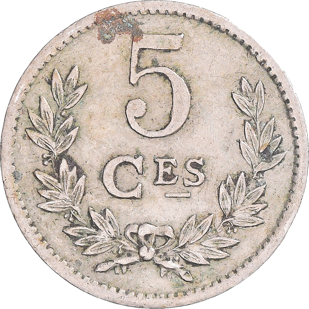Coin, Luxembourg, Charlotte, 5 Centimes, 1924, , Copper-nickel, KM:33