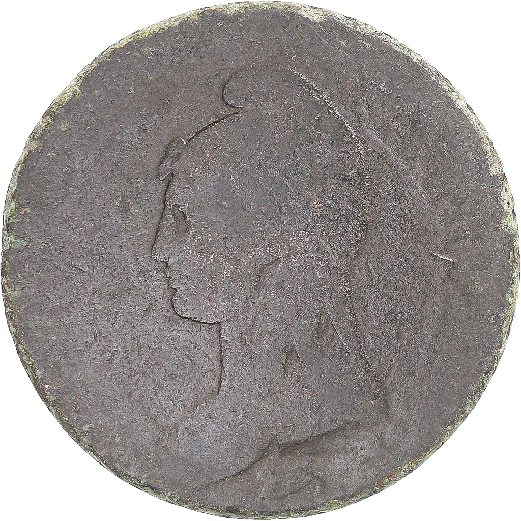 Coin, France, Dupré, Decime, AN 5, Lyon, , Copper, Gadoury:187