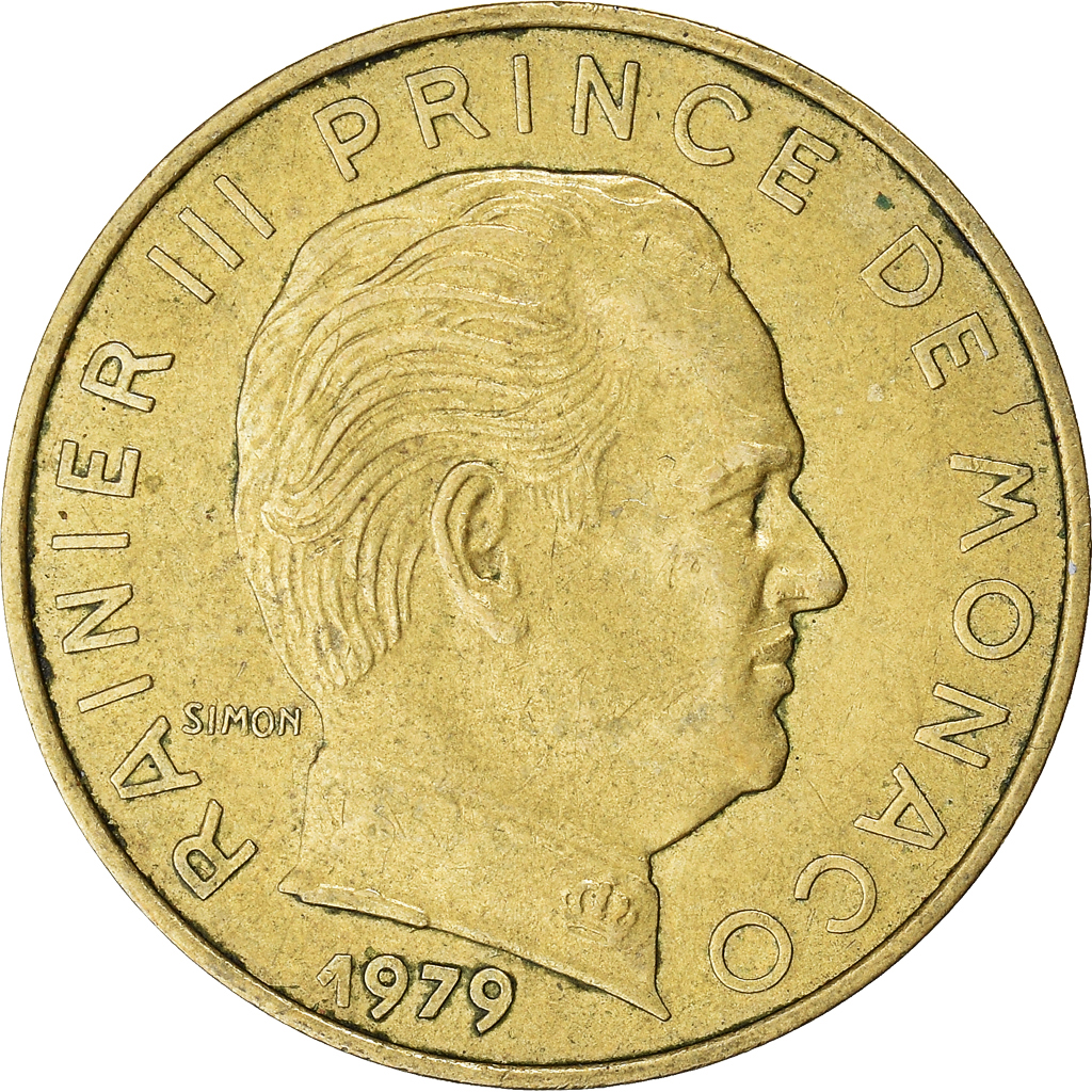 Moneda, Mónaco, 20 Centimes, 1979