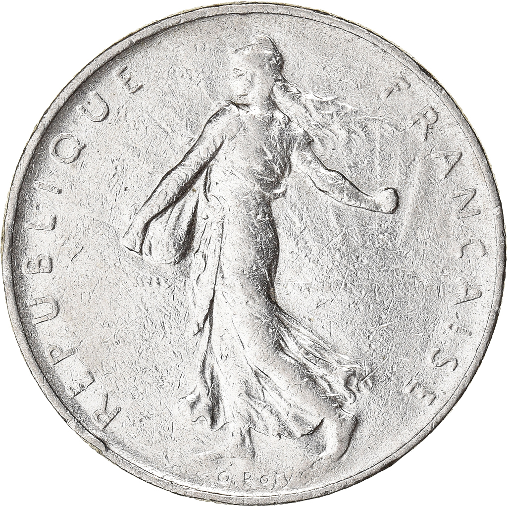 Moneda, Francia, Franc, 1973