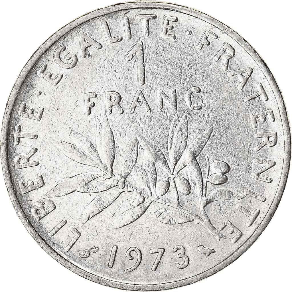 Moneda, Francia, Franc, 1973