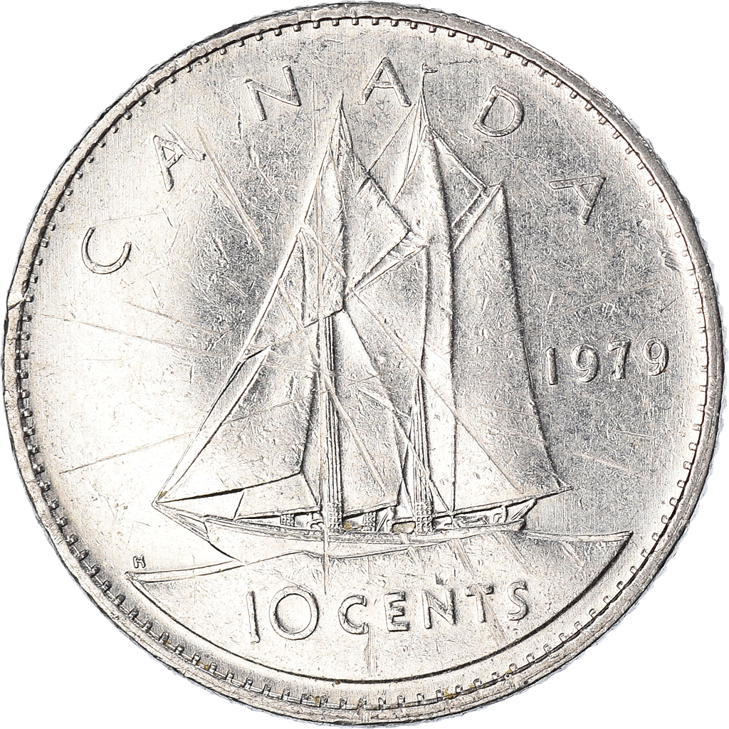 Moneda, Canadá, 10 Cents, 1919