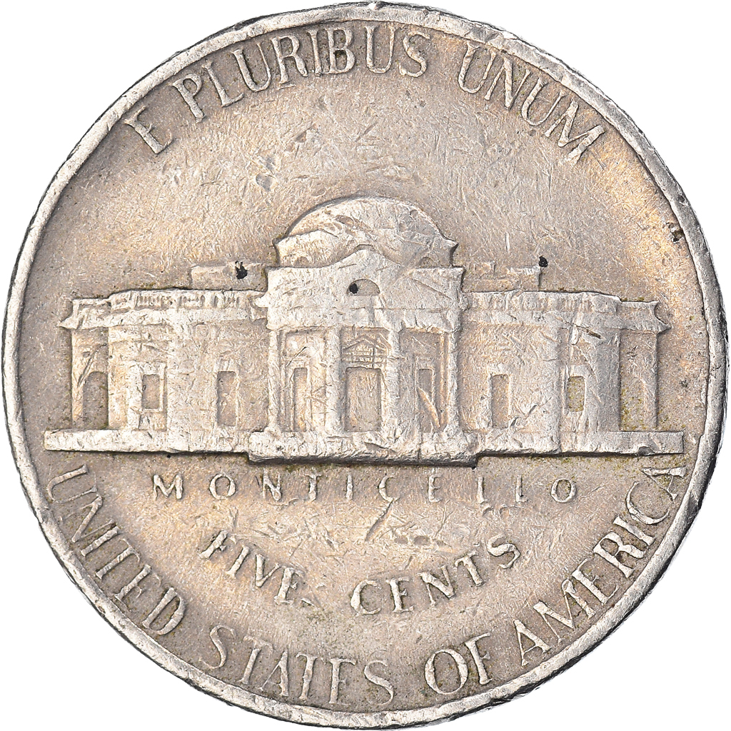 Moneda, Estados Unidos, 5 Cents, 1978