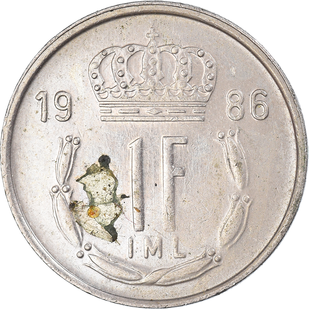 Moneda, Luxemburgo, Franc, 1986